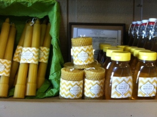 The Turton's Honey and Beeswax candles